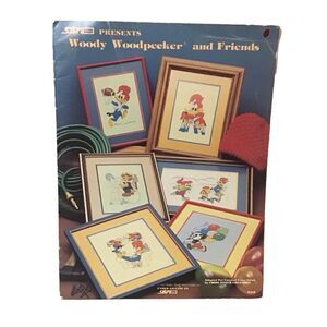 Woody Woodpecker‎ and Friends Vintage Cross Stitch Patterns Booklet